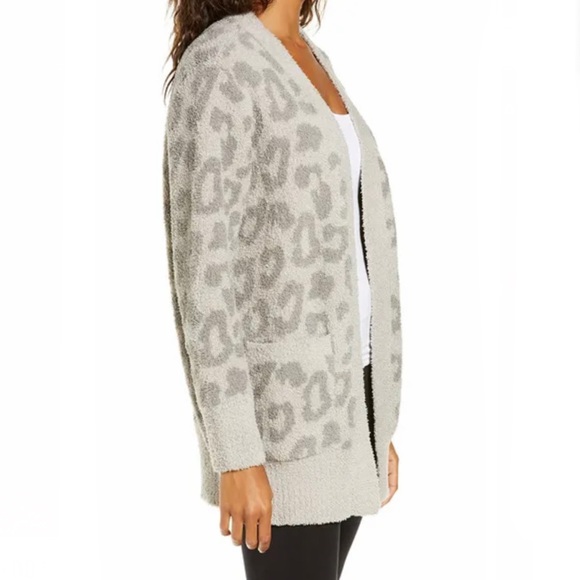 🎉HP🎉New Barefoot Dreams Leopard Cozy Chic
Cardigan Linen/Warm Grey XL🤍 - Picture 4 of 10